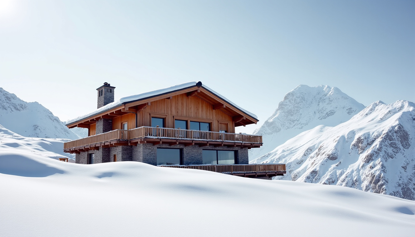 Chalet de la réserve des Aiguilles Rouges au sommet du Col des Montets