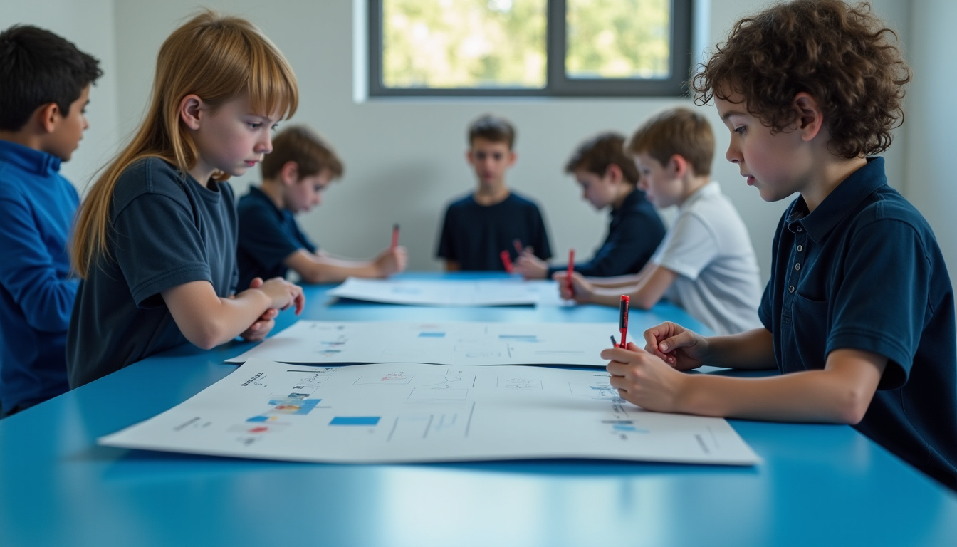 Enfants et adultes en train de s’entraîner à l’escrime dans un club français, avec des moniteurs et des équipements modernes