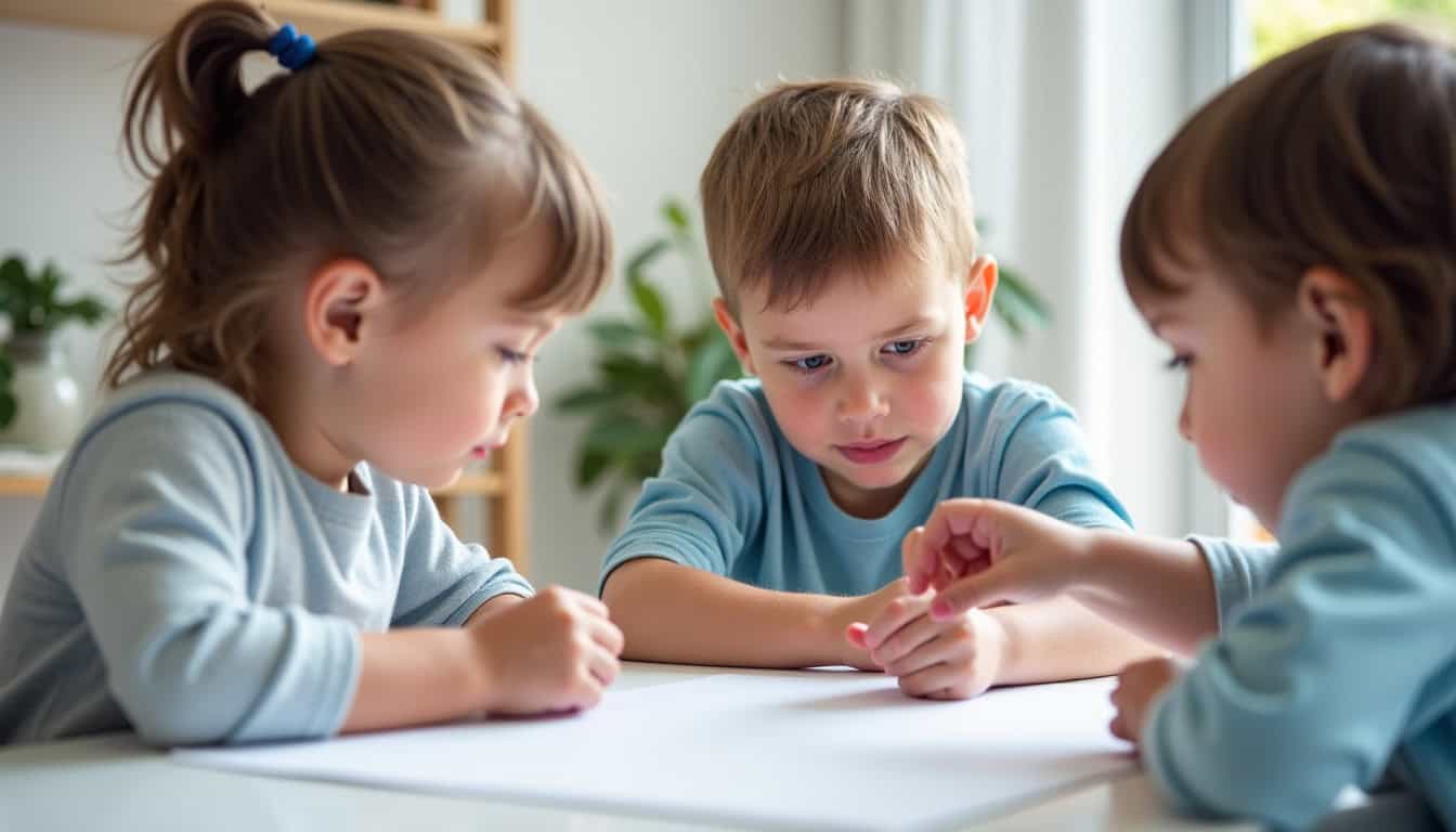 Enfants participant à une séance d