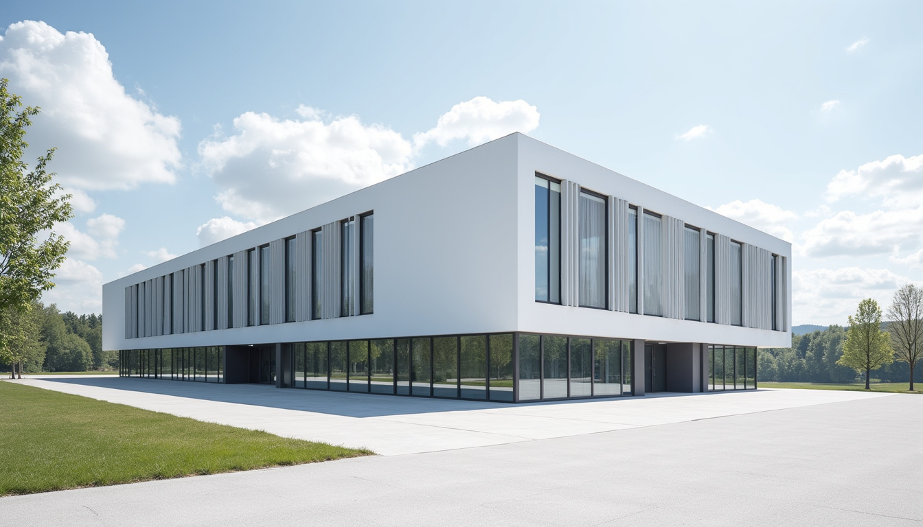 Vue extérieure de la salle des sports Buffault, siège du club d