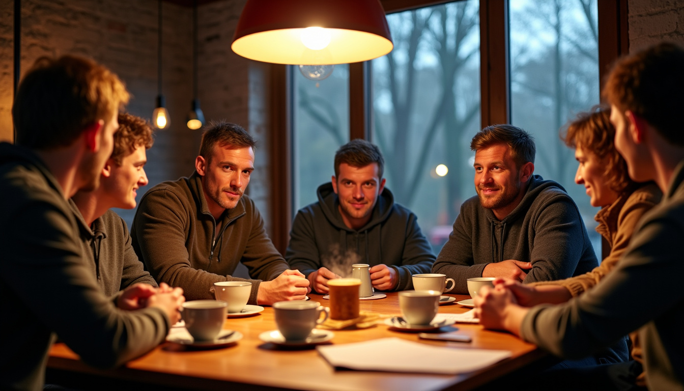 Discussion sur un match de l