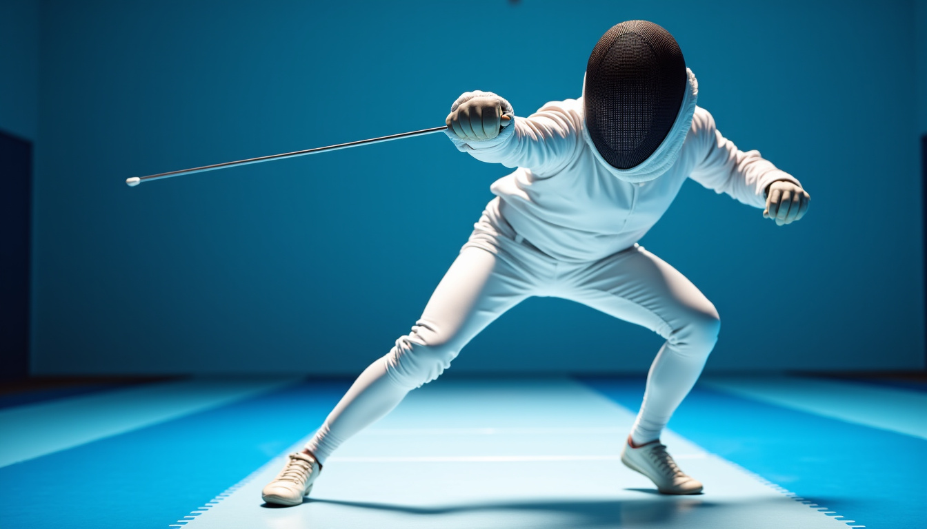 Escrimeur en train de s