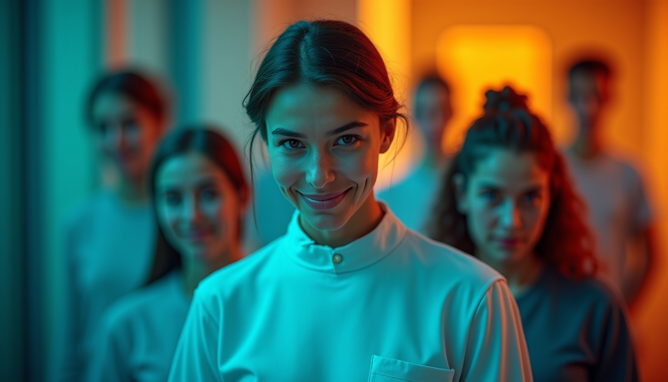 Sara Balzer avec sa famille lors d