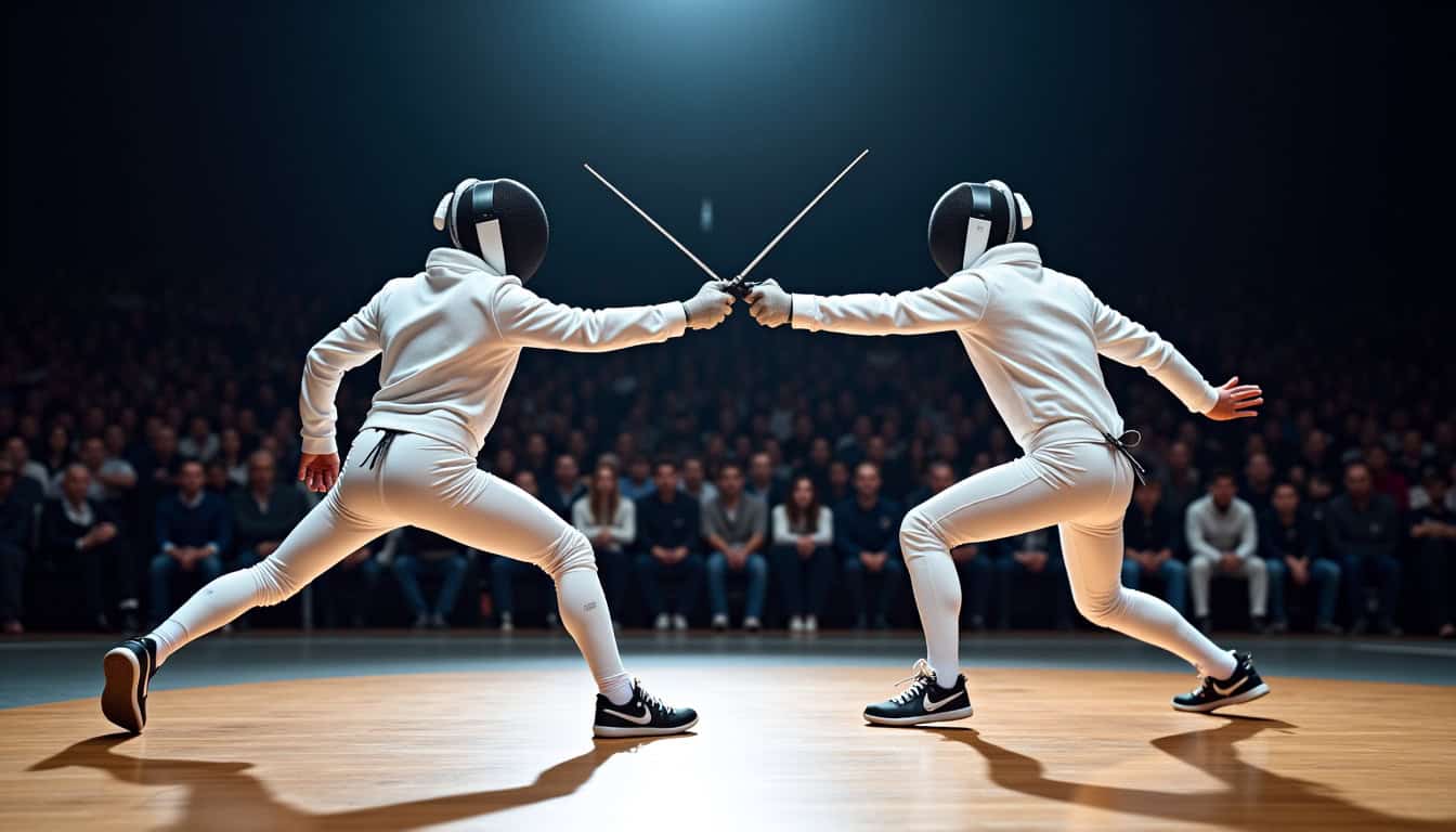 Assaut de sabre au cours d