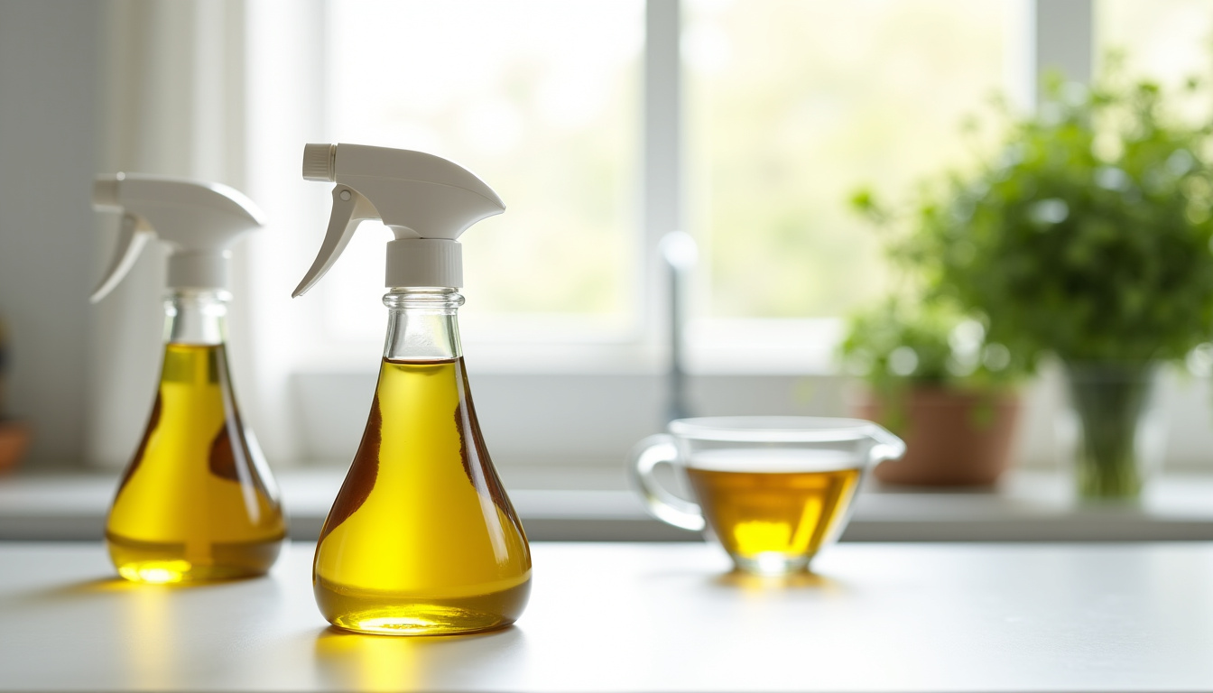 Comparaison visuelle entre spray d